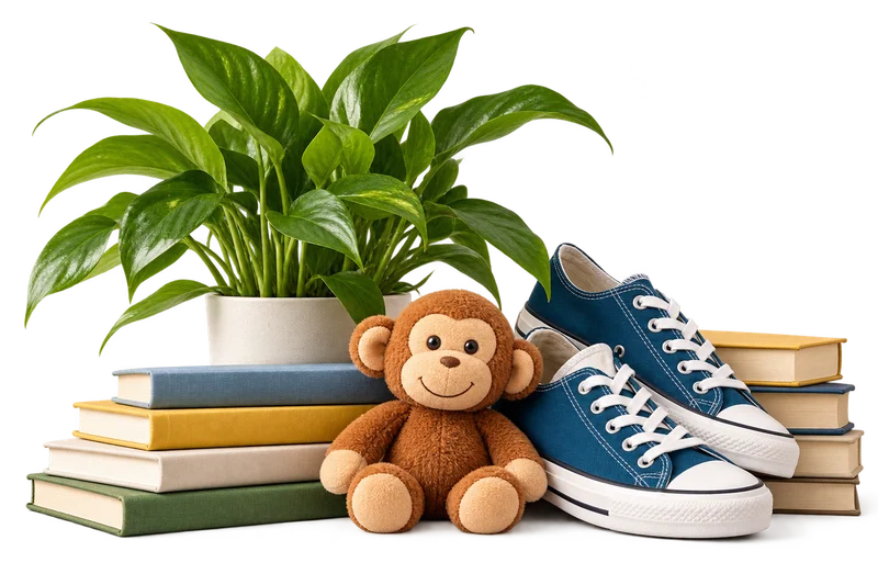 Plant, boeken, speelgoed en sneakers krijgen een tweede leven